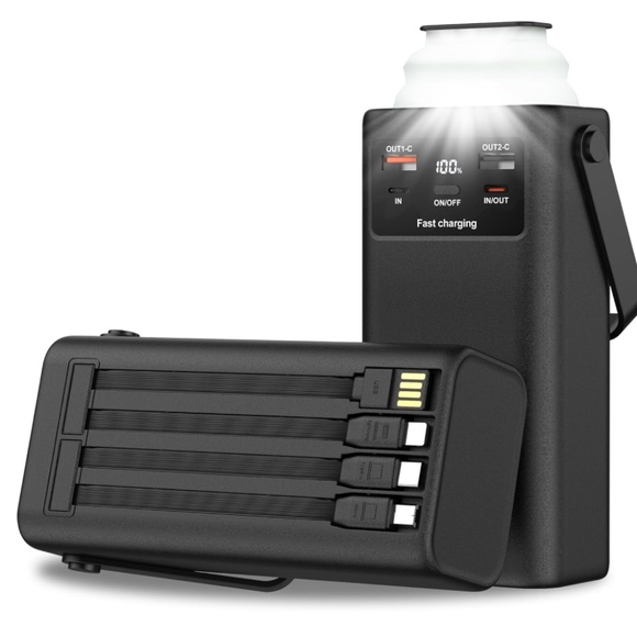 Other - X508 Portable Power Bank STATION Charge 6 Devices with LANTERN 40000mAh